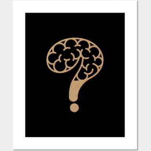 Brain mystery - Mind Mark - Dark .V Posters and Art